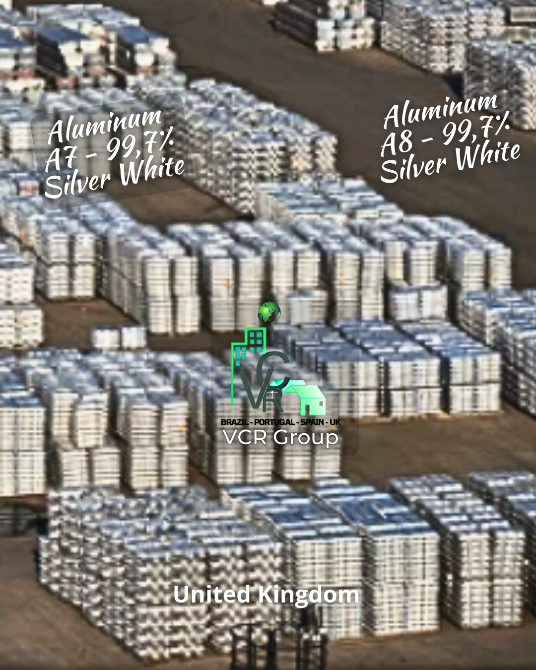 Al7 Containers 4.4. Aluminum A7 or A8 99,7% Silver White – VCR GROUP